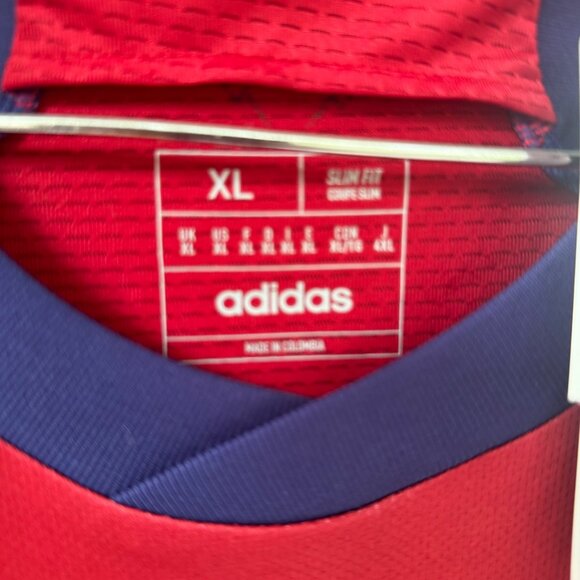 NWT Real Salt Lake  Eneil 14 Adidas Soccer Jersey XLarge  Red/Blue - Picture 3 of 6
